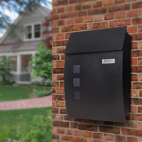 modern wall mounted post box